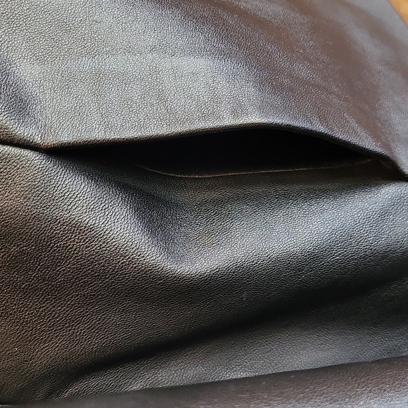 Hillard & Hanson 100% Lambskin Full Zip Fully Lined Leather Jacket w/ Pockets, M - Picture 14 of 14